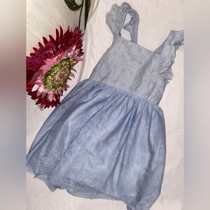 Cat & Jack Light Blue Ruffle Dress